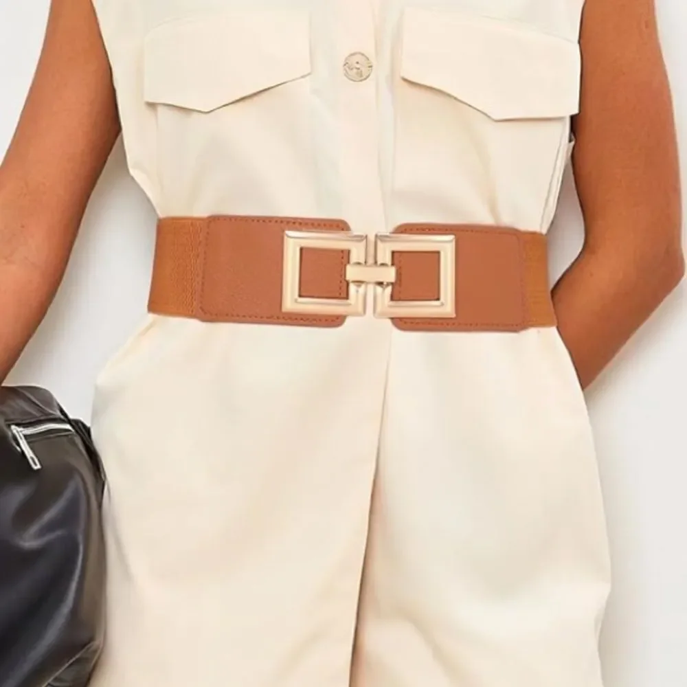 Wide Fashion Belt Elastic Band